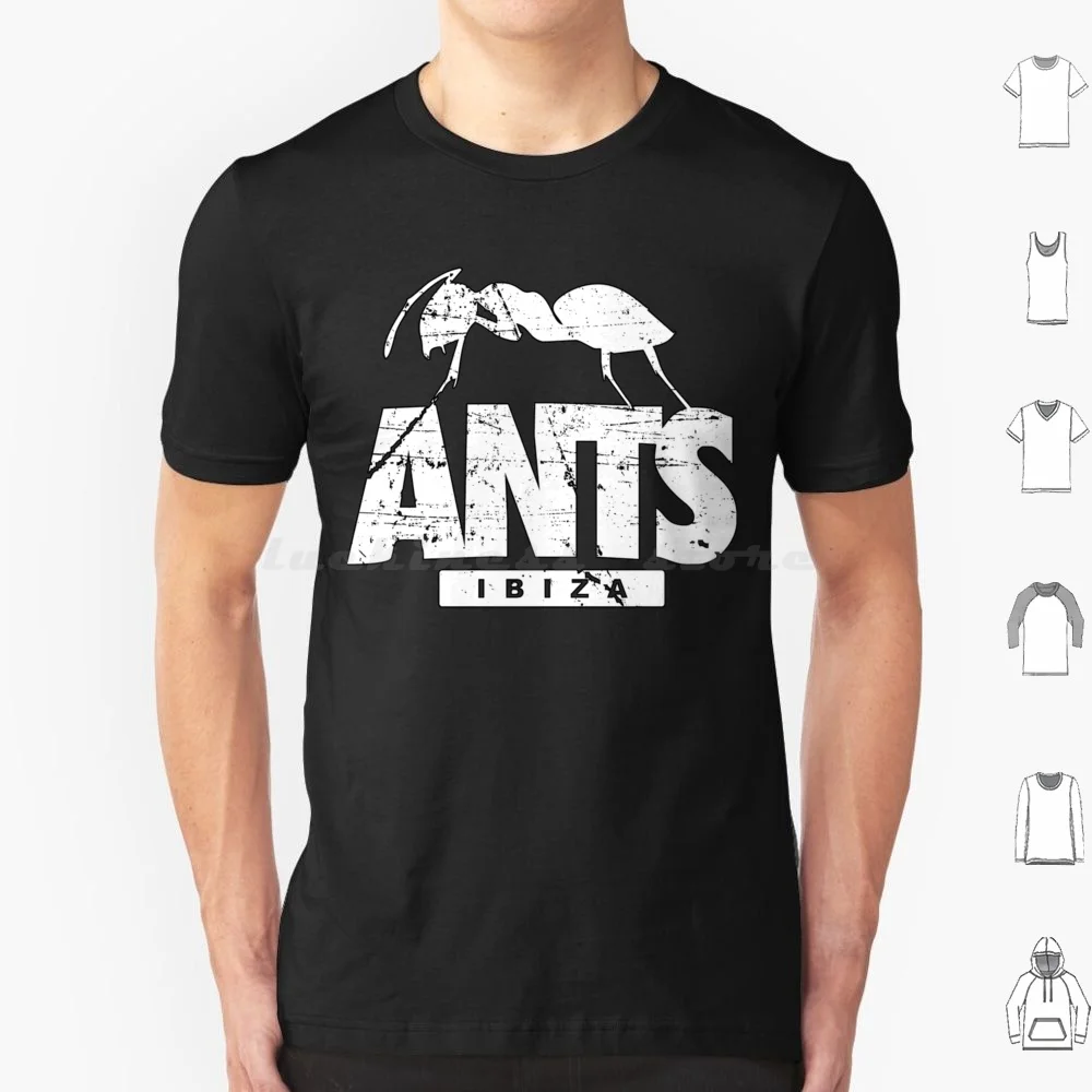 

Ants Ushua  A Club Ibiza Model White Legend Event By La French Touch Premium T Shirt Cotton Men Women DIY Print Ants