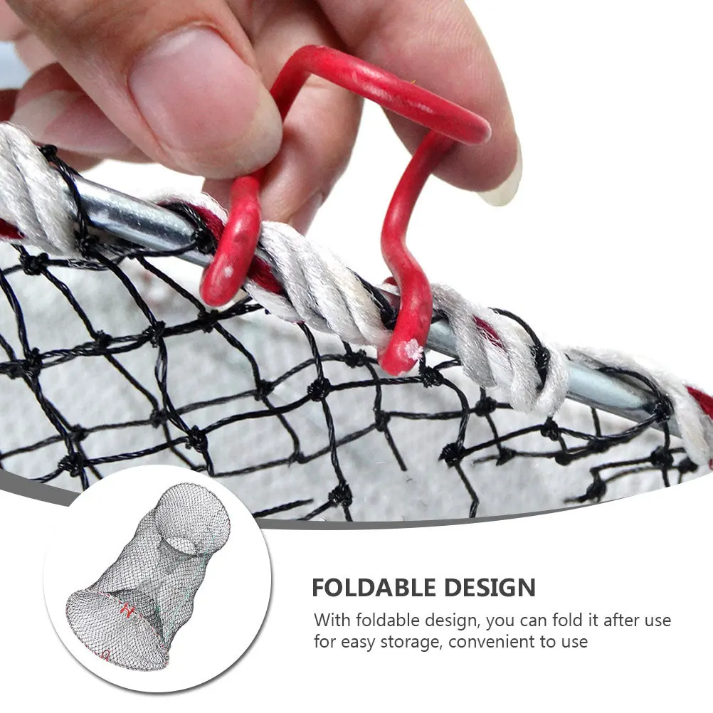 

1Pcs Portable Foldable Durable Shrimp Fishing Trap Mesh Net Easy Use for Crab Lobster Catching Fishing Net Crab Trap