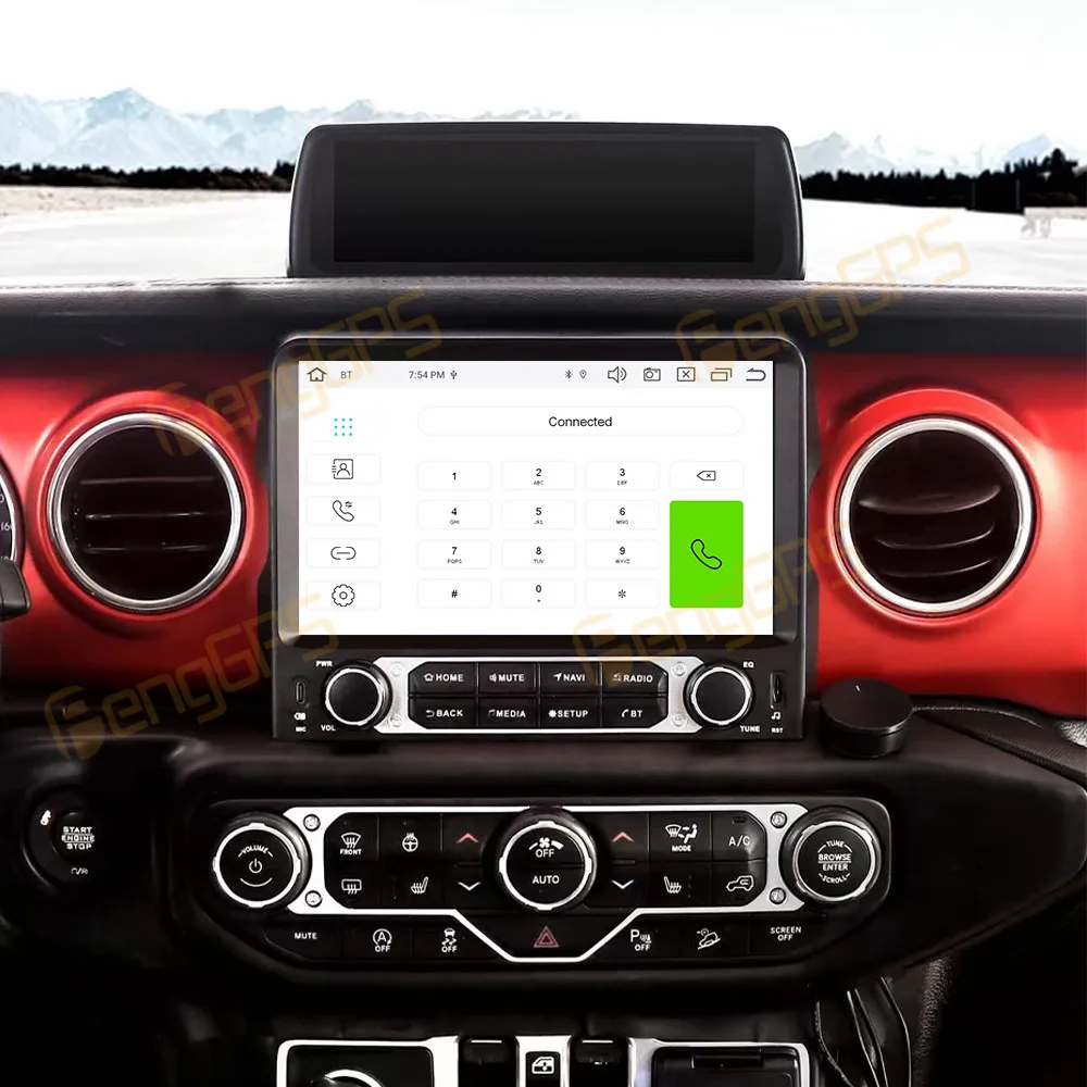

Для Jeep Wrangler Gladiator 2018-2022 Android 13 Автомобильный радиоприемник 12,3 дюйма CarPlay с сенсорным экраном Мультимедийный плеер GPS DSP Головное устройство BT