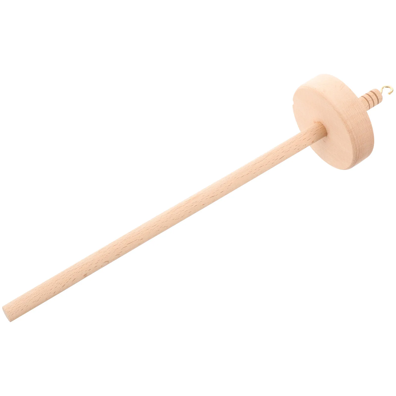 Wood Drop Spindle Wooden Thread Holder Lightweight Portable Knitting Tool Sewing Yarn Organizer Thread Storage Rack Winding