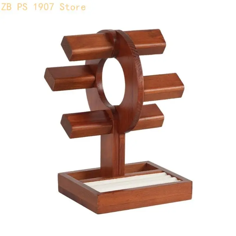 Versatile Sturdy Jewelry Accessory Display Holder Portable for Watch and Bracelet Merchandising Organization 55KA