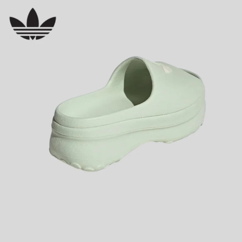 Adidas Clover Ladies Open-toed Thick Bottom Wear-resistant Sports Slippers JH7467