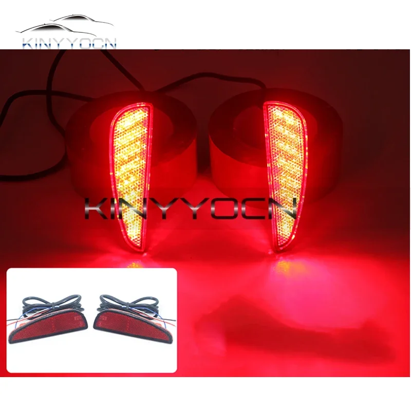 For Geely Atlas Boyue LED 2018 19 2020 Rear Bumper Fog Light Reflector Stop Light Rear Fog Light Foglamp Brake Lamp Warning Lamp