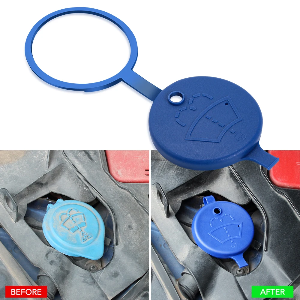 1Pcs Car Windshield Wiper Washer Tank Bottle Pot Cap For Alfa Romeo Spider Giulia Giulietta 147 159 4c 8c Mito