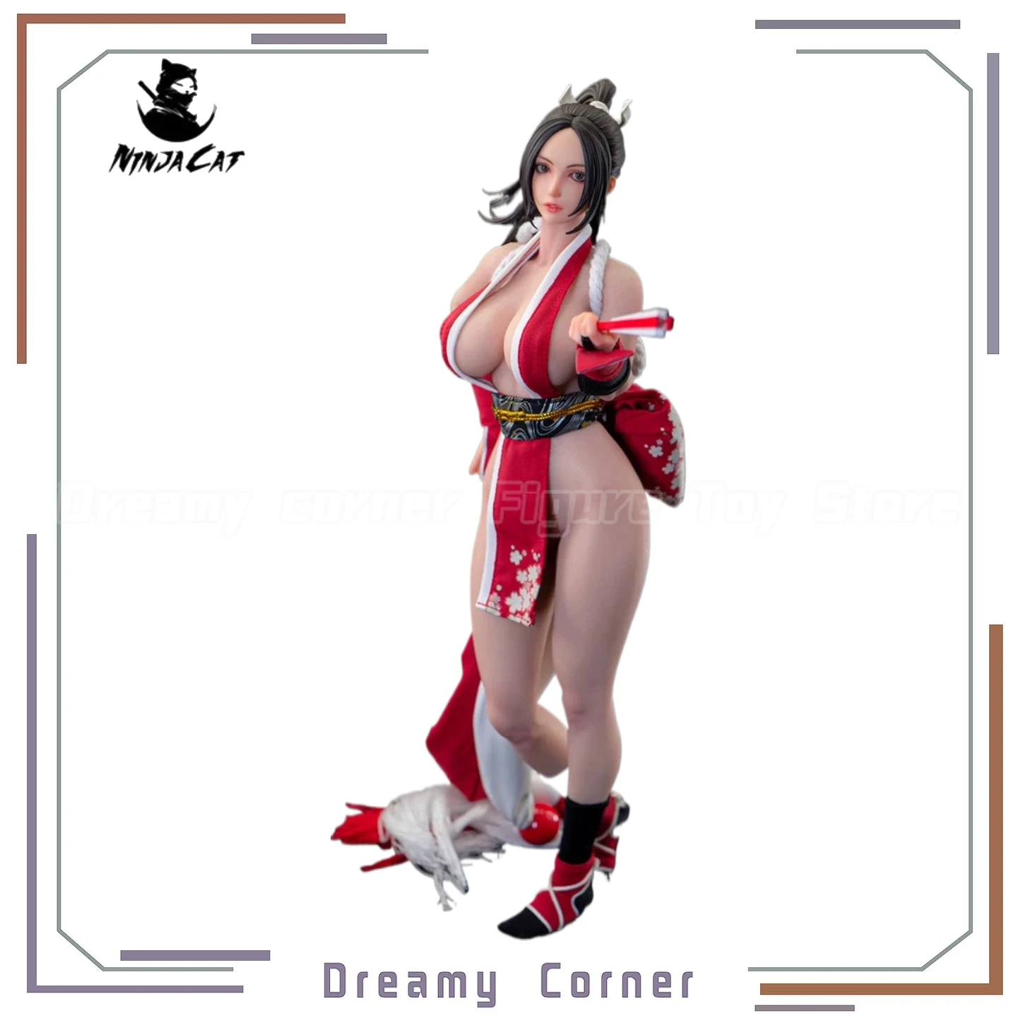 

【В наличии】Оригинальный NINJA CAT N001 Женский истребитель Mai Shiranui 1/6 Фигурка Коллекция игрушек Модель