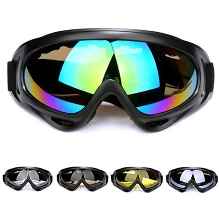 Outdoor Safety Glasses Skiing Goggle Motorcycle Riding Protection Dust-proof Anti-UV Windproof Tactical