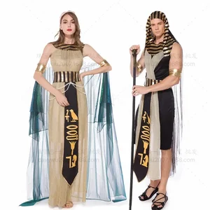 Altes griechisches Königin -Cosplay für Paare, ägyptisches Kleid, Halloween -Kostüm, Gott Cos Kostüme 11 Hauptverkäufe Bate Griega - №3
