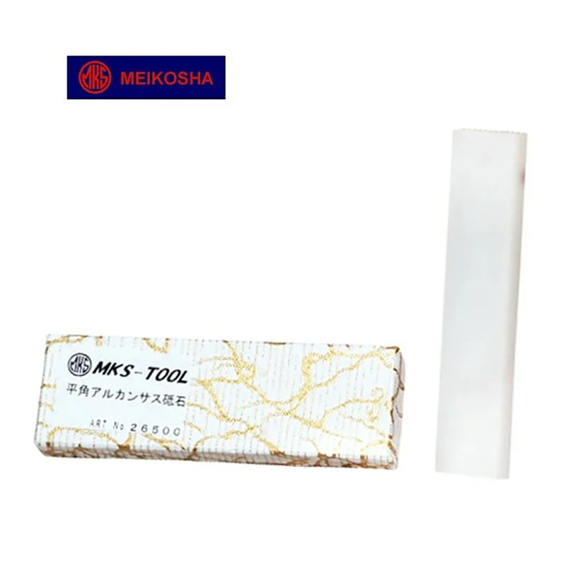 MKS NO.26500 Natural Arkansas Oil Stone Fine Grit Jewelers Watchmaker Screwdriver Blade Finishing Whetstone Edge Polishing Tool