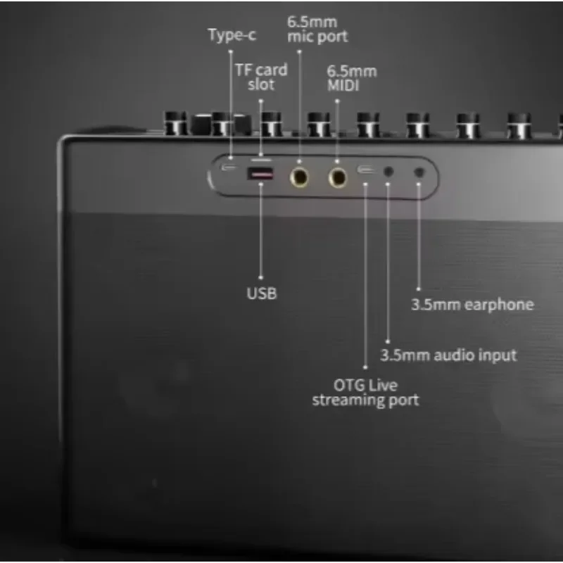 

S1127 PLUS 300W Karaoke Machine Outdoor Portable Speaker With 2 Wireless Microphones Supports AUX MIC OTG Live for Party