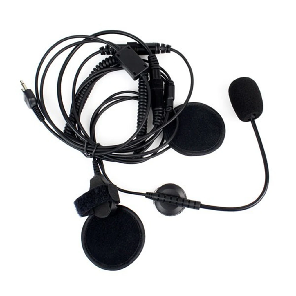 Duarble หมวกกันน็อครถจักรยานยนต์ชุดหูฟังไมโครโฟนหูฟังสําหรับ Midland Walkie Talkie Finger PTT