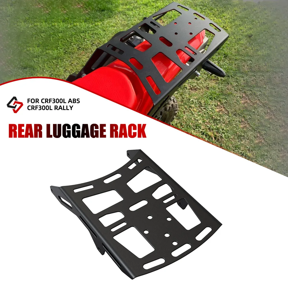 motorcycle-rear-luggage-cargo-rack-for-honda-crf300l-abs-2021-2023-crf300l-rally-2021-2022-aluminum-topplate-support-bracket