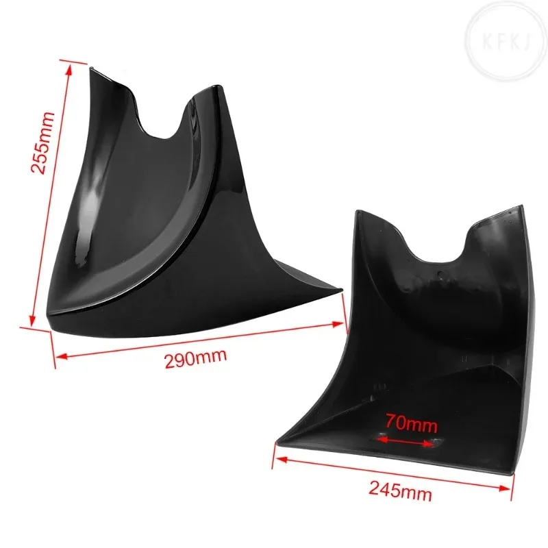 

Front Lower Chin Fairing Spoiler Mudguard Cover Motorcycle Black Sportster Touring Road Glide for Harley Fatboy Softai V-ROD