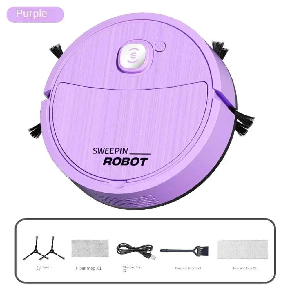 Three in One New Robot Cleaner Sweeping Suction Mopping Cleaning Machine Home Appliance Kitchen Robots Wireless Cleaner