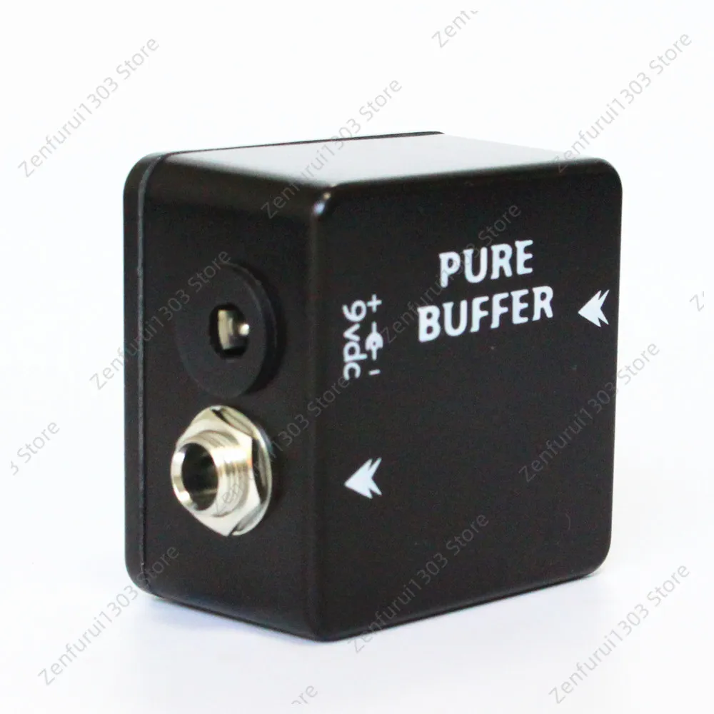 Guitar Pedal Buffer Effect Pedal Full Metal Shell Black Guitar Accessories