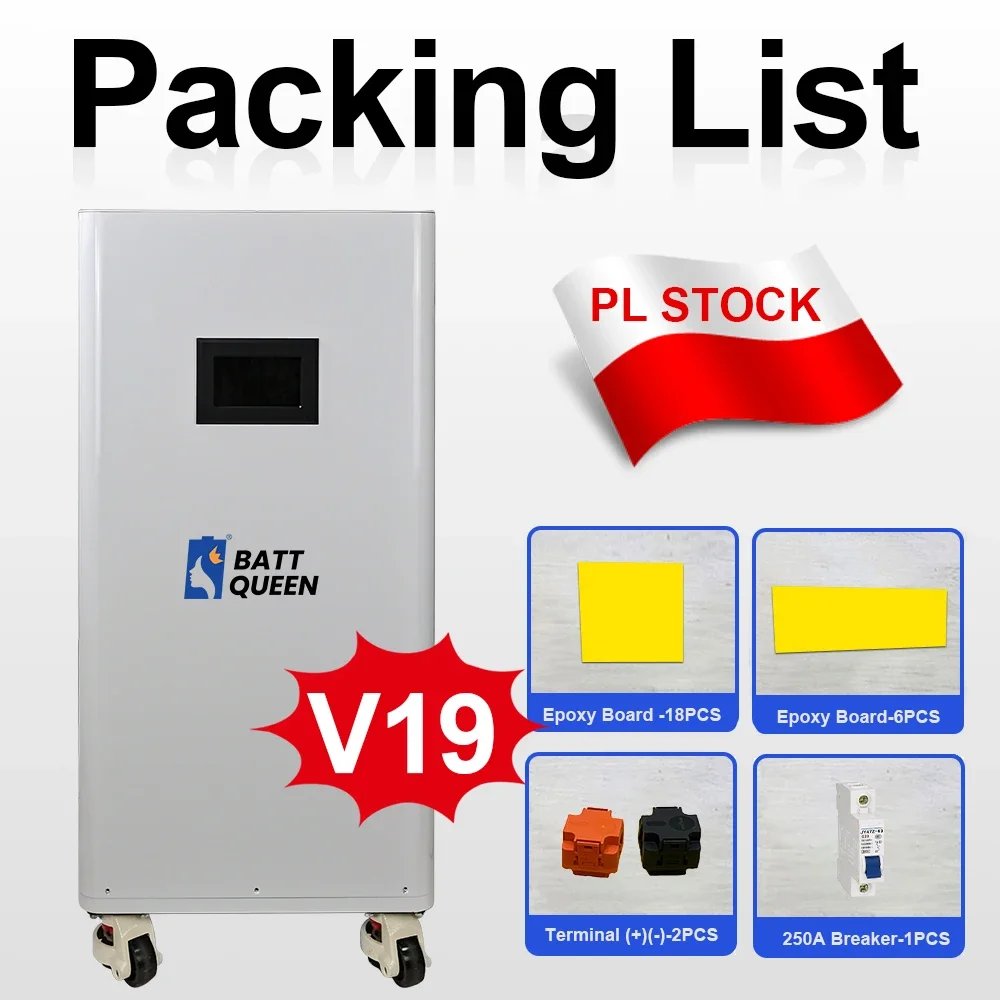 DIY Horizontale Verticale Doos 48V LiFePO4 Batterij Case met JK 16S 200A 51.2V DIY Kits 280ah 320AH 340AH BT 2A Balancer Nieuwe