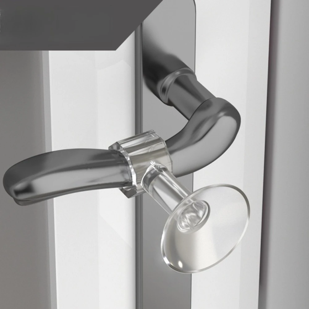 

New Medium-sized Silicone Door Stop Handle Anti-collision Bathroom Buffer Door Stop Plastic Rubber Collision Door Stopper