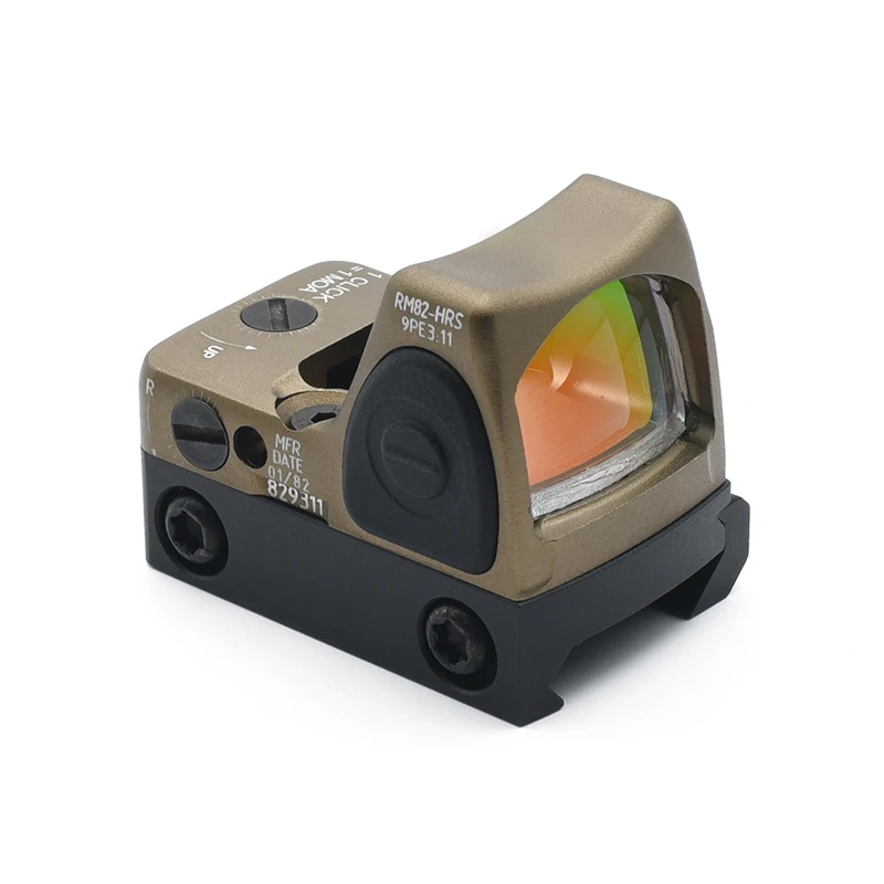 Holy Warrior-RMR HRS Red Dot Reflex Sight, Marcações originais completas para Pistola, Glock 17, 19 Rifle, Airsoft Tactical Hunting, Novo