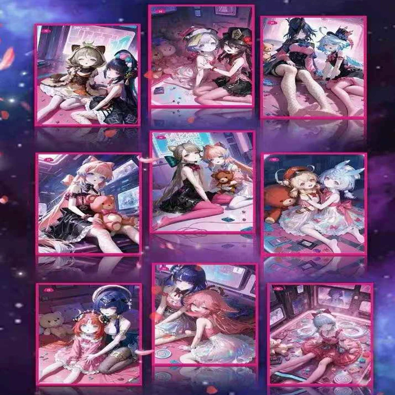 Wholesale Genshin Impact Tear & Reveal Cards Galaxy Collection 300pcs/Box Gacha Hidden Characters For Fans - Image 2