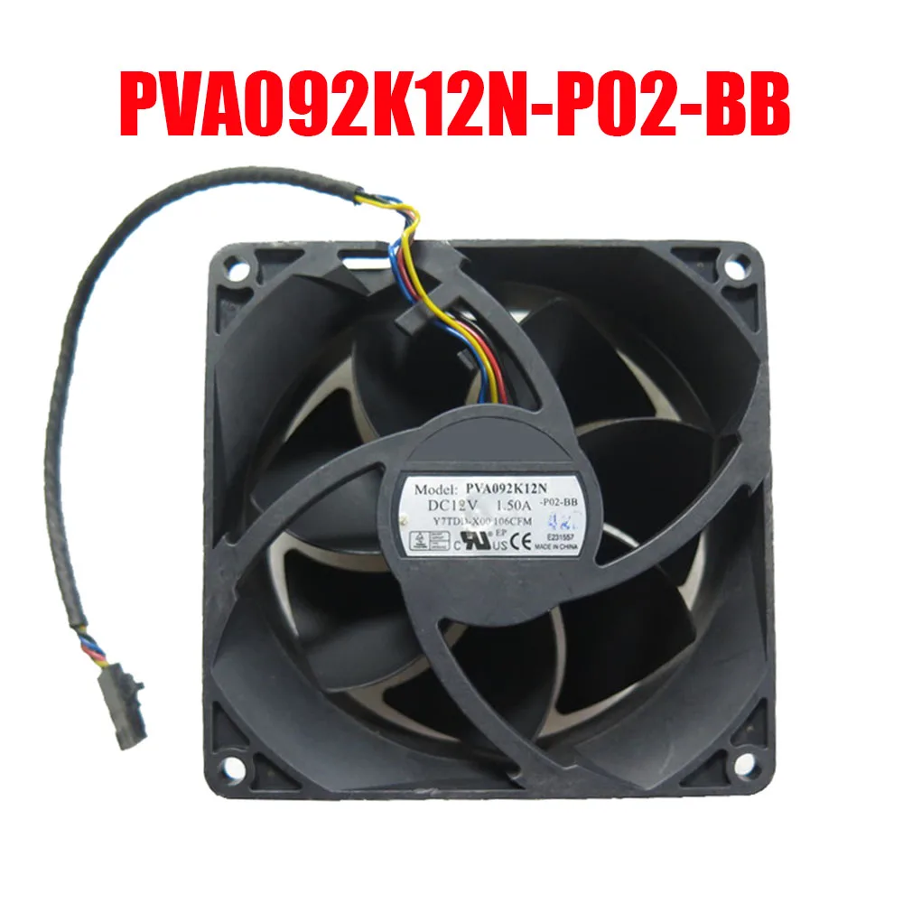 Cooling Fan For Foxconn PVA092K12N PVA092K12N-P02-BB DC12V 1.50A 6YVJR-A00 06YVJR 6YVJR 4PIN New