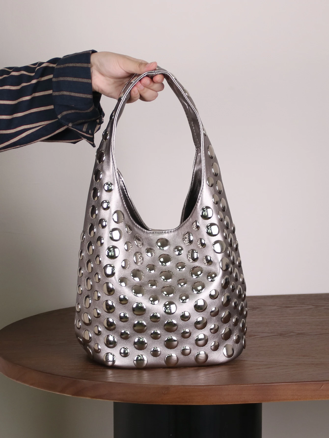 

Faionable Sweet Cool женская сумка через плечо, осень 2023, новинка Sle, повседневная модная универсальная сумка с магнитной синей квадратной цепочкой