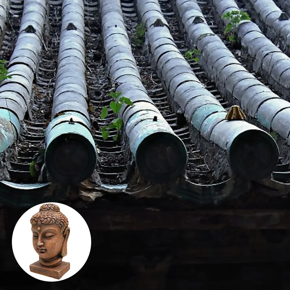 

Simulation Buddha Aquarium Decoration Resin Crafts Fish Tank Ornament Flat Bottom Easy Setup No Maintenance Buddha Statue