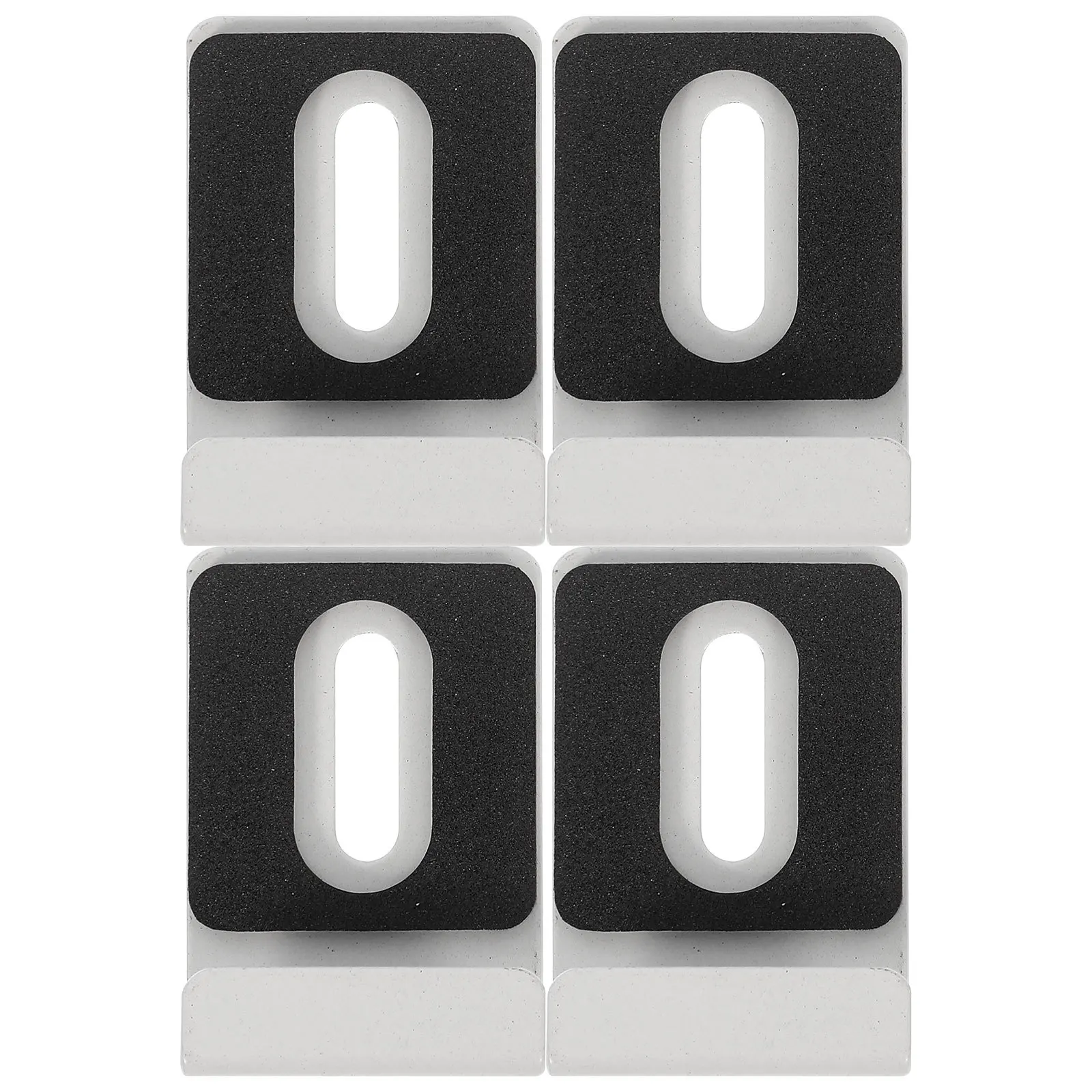 

4pcs Mount Picture Hanger For Wall Stainless Steel Square Mirror Holder Hangers Frameless Mirror Hanging Hardware Kit