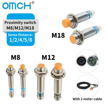 OMCH Inductive Proximity Switch Sensor LJ8 LJ12 LJ18 Inserti...