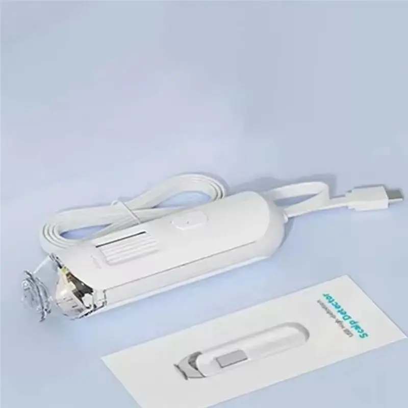 Detector de cabelo testador de pele analisador 50x-200x wifi visível pele e cabelo eetector testador de pele analisador de pele poros lupa