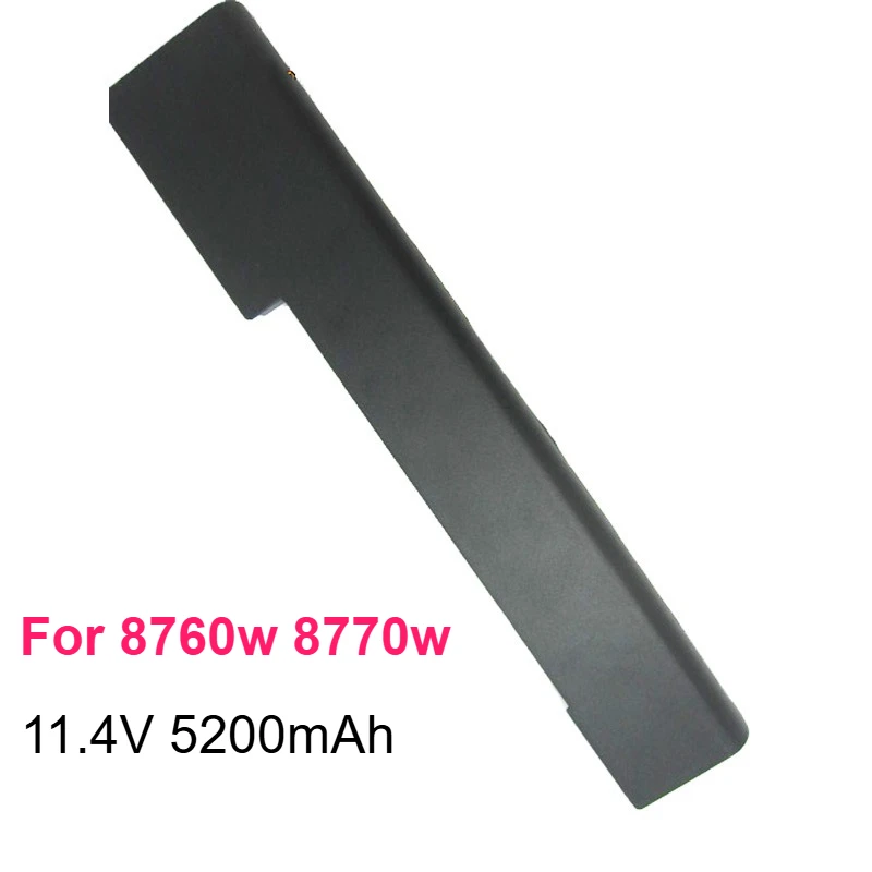 14.4V 5200mAh 8 Cells Laptop Battery for HP EliteBook 8560w 8570w 8760w 8770w VH08 VH08XL HSTNN-IB2P HSTNN-LB2P QK641AA QK641AA