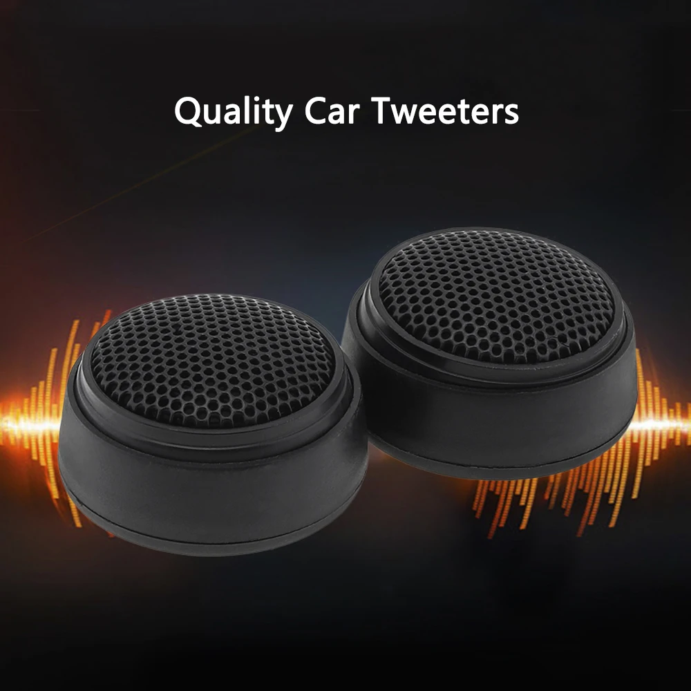 

Pair Car Dome Tweeter 1000W MAX Speaker High Efficiency Loudspeaker Loud Speaker Super Power Audio Sound Universal Car Tweeters