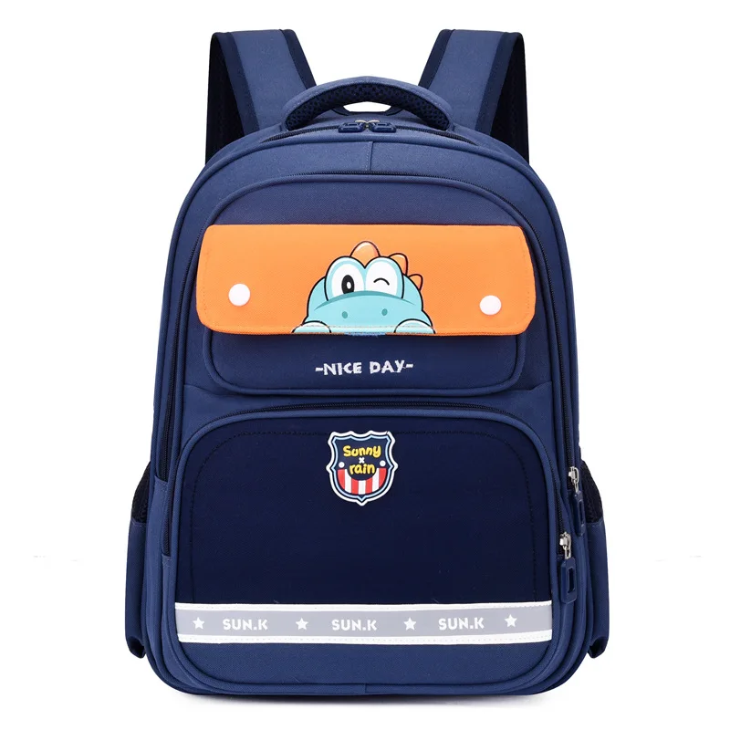 Primary School Students Backpack Boys and Girls Student Schoolbags Lightweight Waterproof and Durable