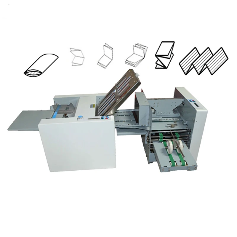 WD-R204+K A4 Size Automatic High Speed Cross Paper Folding Machine