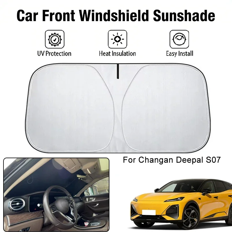 

Foldable Car Windshield Sun Shade UV Block Heat Insulation For Changan Deepal S07 Interior Protection Accessories