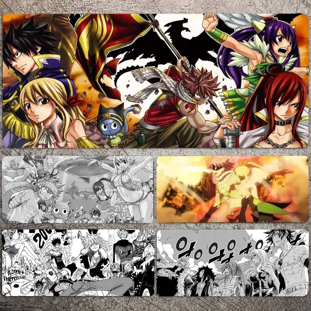 Animation Fairy Tail Mousepad Non-slip Suitable For Office Computers Laptops E-sports Game Desk Mats XXL Keyboard