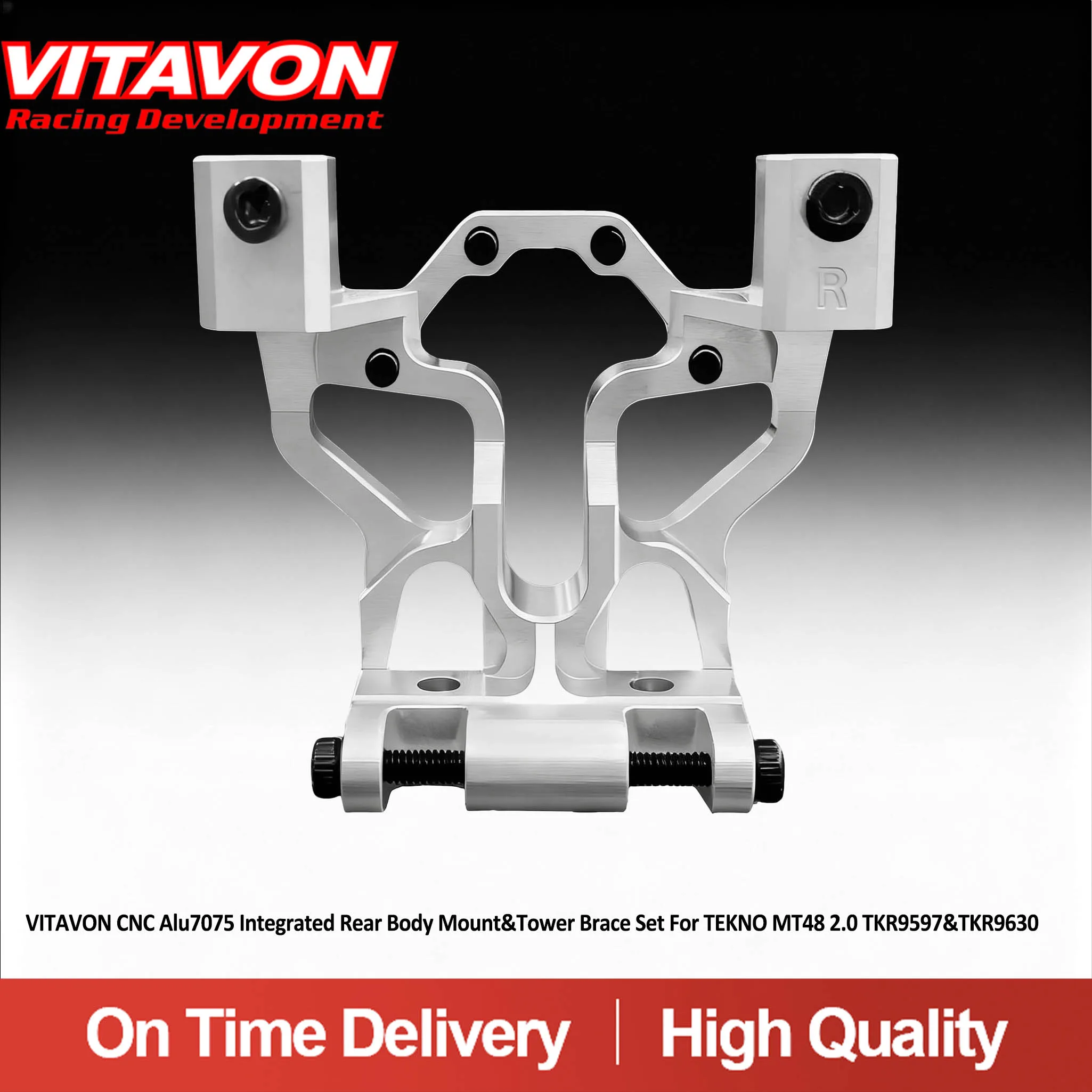 

VITAVON CNC Alu7075 Поддержка заднего шасси для TEKNO MT48 2,0 1/8 (продается в одной паре)