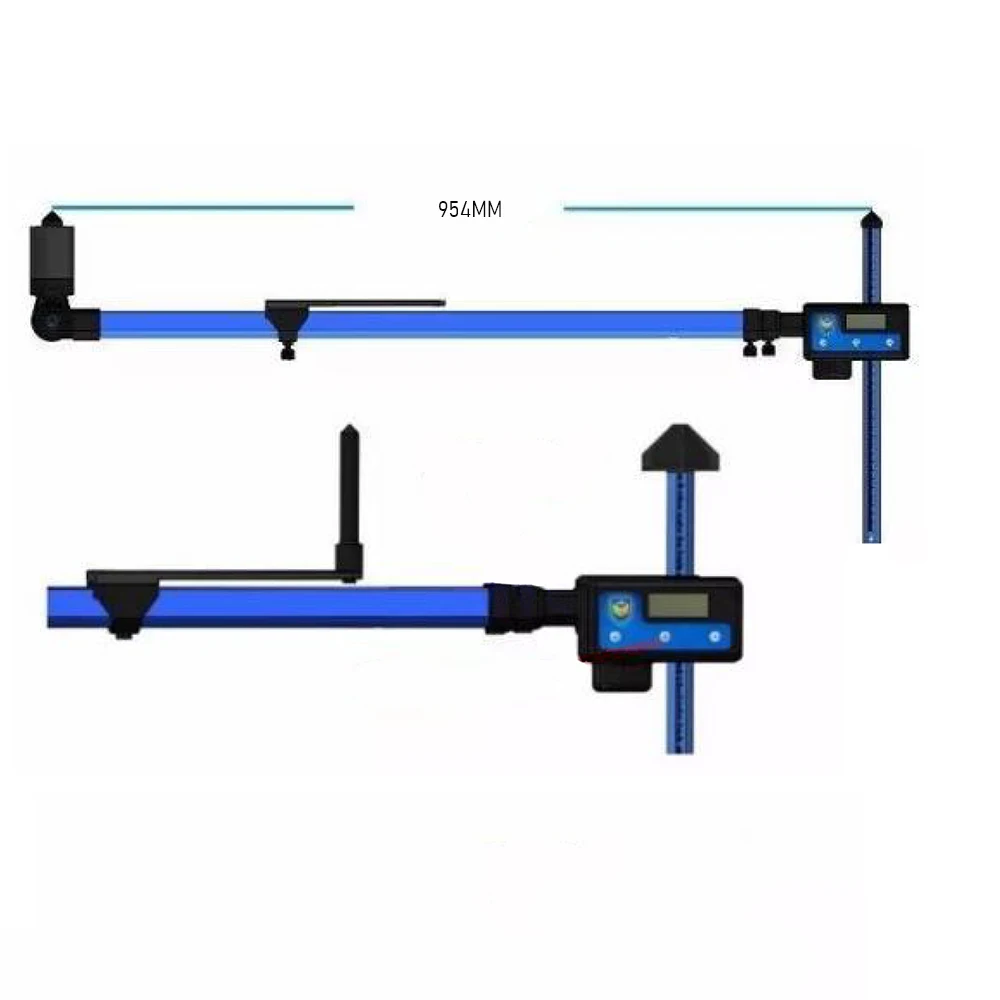 High Precision CNC Display 2D Car Body Measuring Rule For Automotive Sheet Metal Repair Beam Calibration