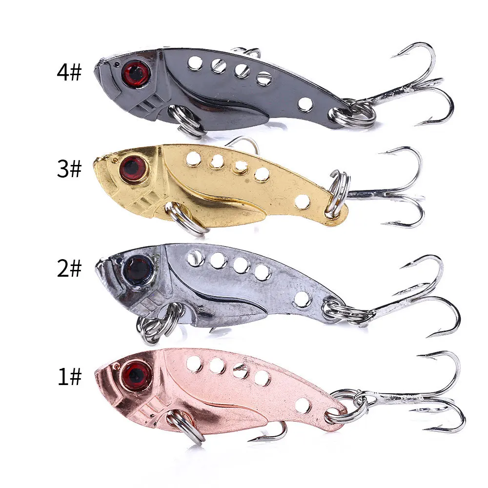 Fishing Lure Bait Metal Sinking Vibration Crankbait Micro Hard Bait Freshwater Saltwater Bass Pike Perch Fake Bionic Lures Pesca