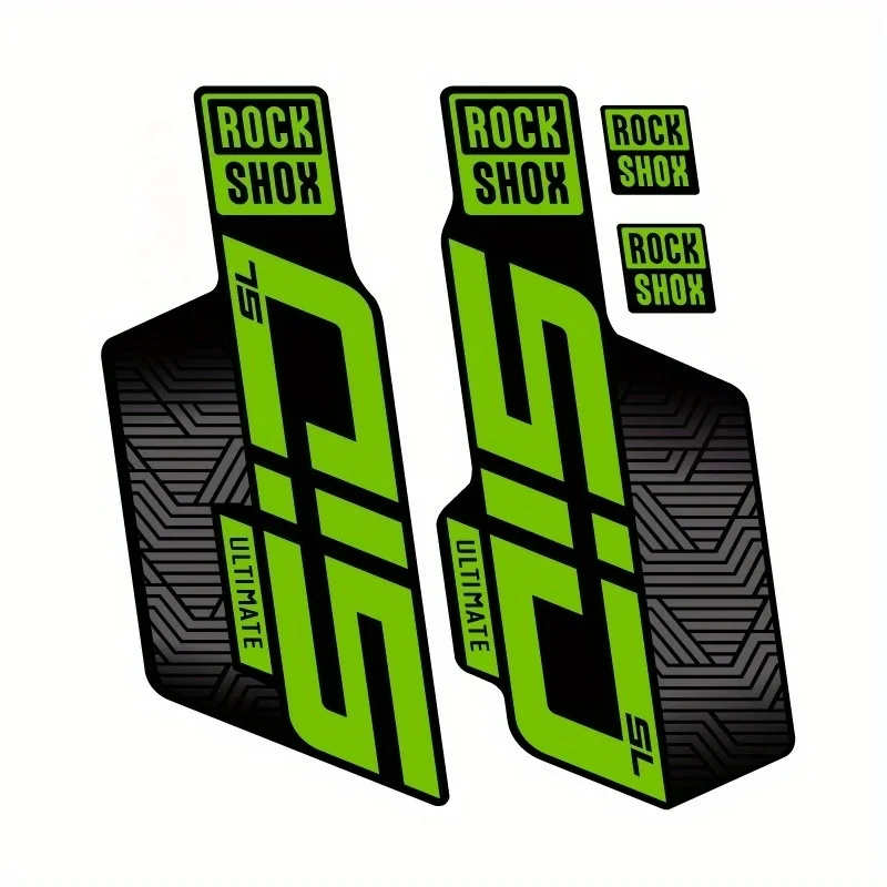 Set di adesivi per forcella bici ROCKSHOX SID da 4 pezzi - Decalcomanie multicolori creative