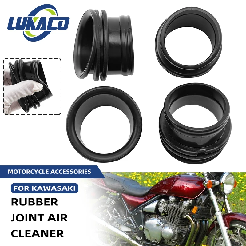 

For Kawasaki ZR1100 Zephyr 1100 1992 1993 1994 1995 1996-2006 14073-1637 Motorcycle 4 PCS Joint Air Cleaner Rubber