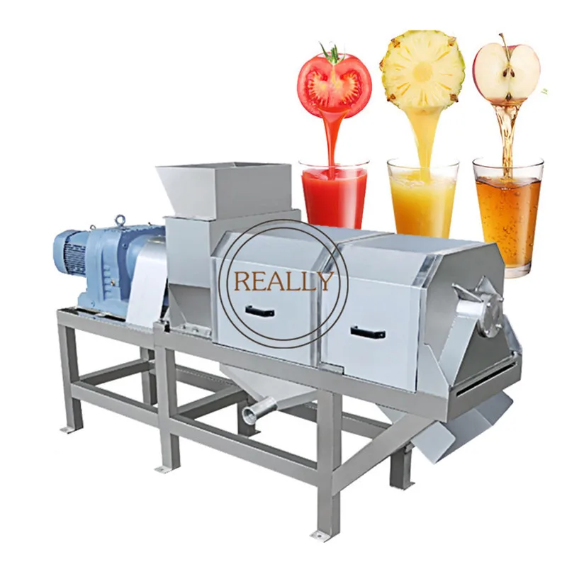 1.5t/h Solid Liquid Tea Leaves Sichuan Peppercorn Ginger Pineapple Screw Press Machine Press Extractor Lemon Fruit squeezer