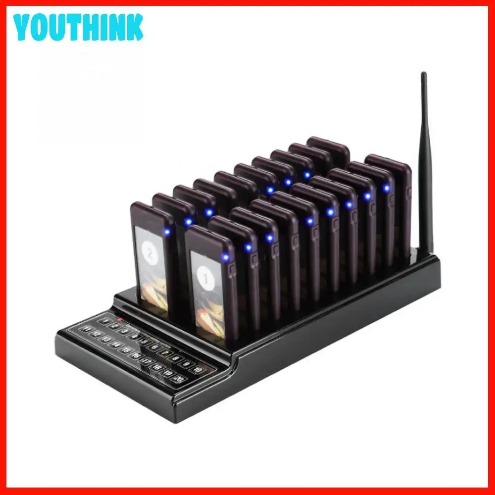 SU-68G Restaurant Pagers System Wireless Celling System 10-20 Channels Waiter For Nursery Cafe Bar Restaurant