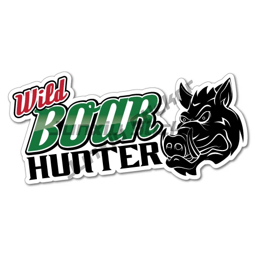 

Wild Boar Hunter Sticker Decal Hunting Car Vinyl Wild