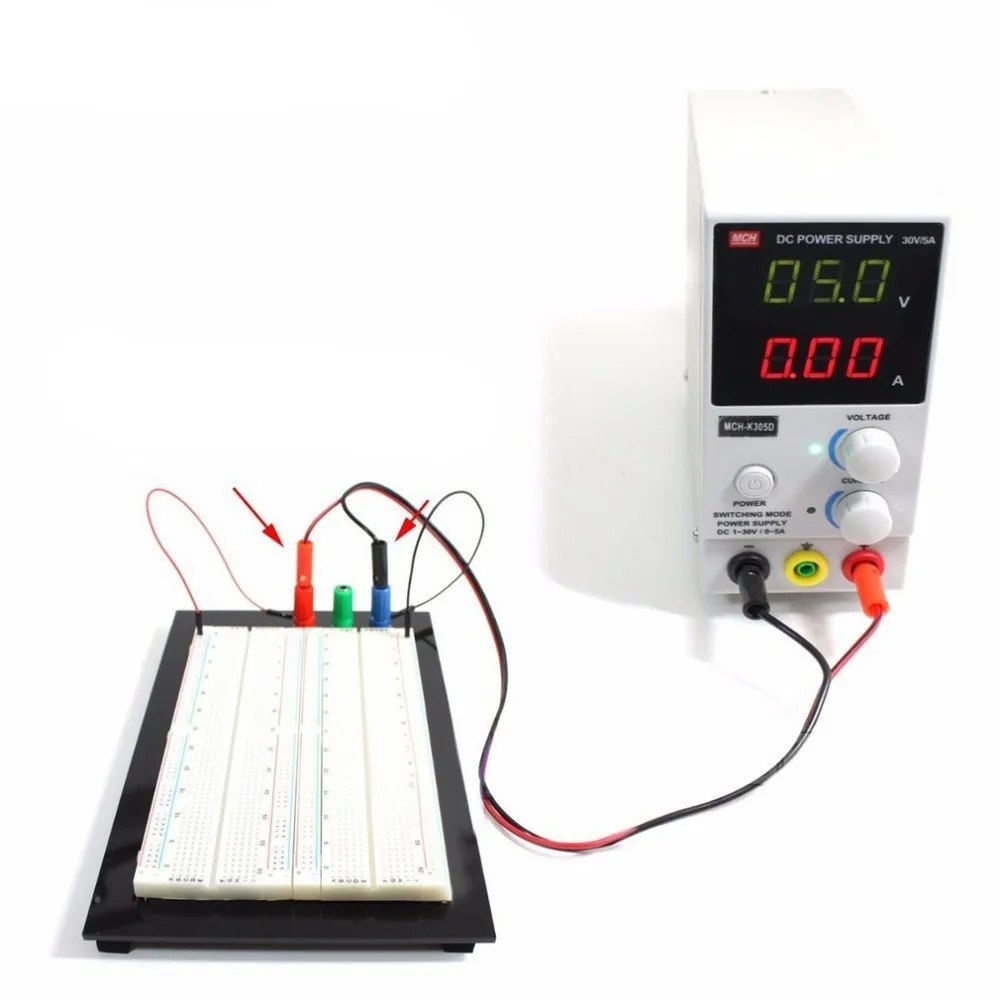 High Quality ZY-204 1660 Hole Breadboard ExperimentalBench Solderless Circuit Test Version