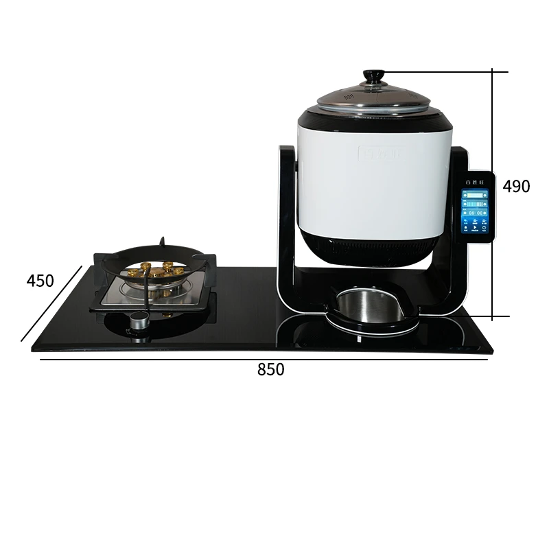 Intelligent cooking machine Multifunctional large-capacity automatic cooking integrated stove