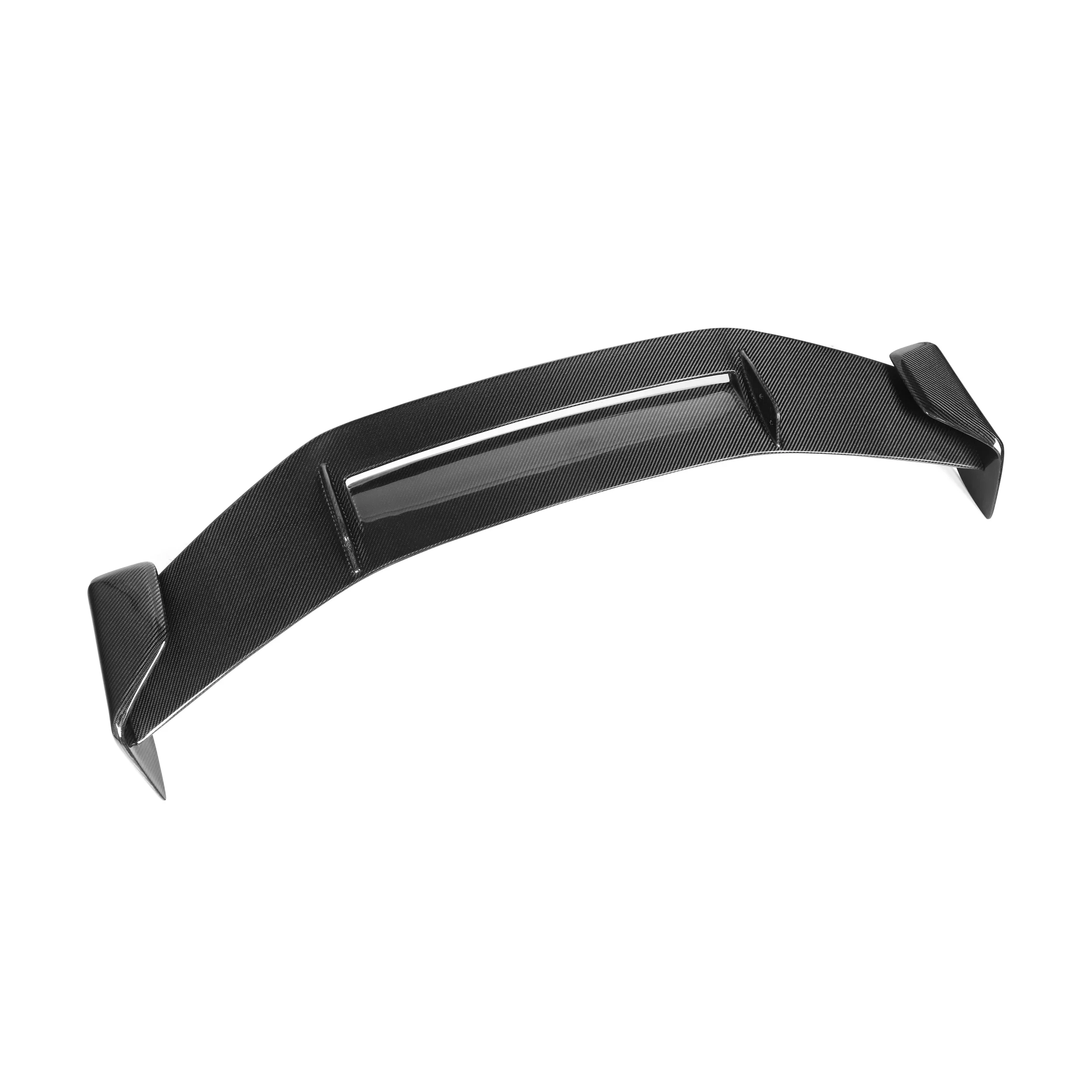 Real Carbon Fiber AO Style Rear Spoiler Wings Ducktail Universal Auto Tail Spoiler for Cars Single Deck 2