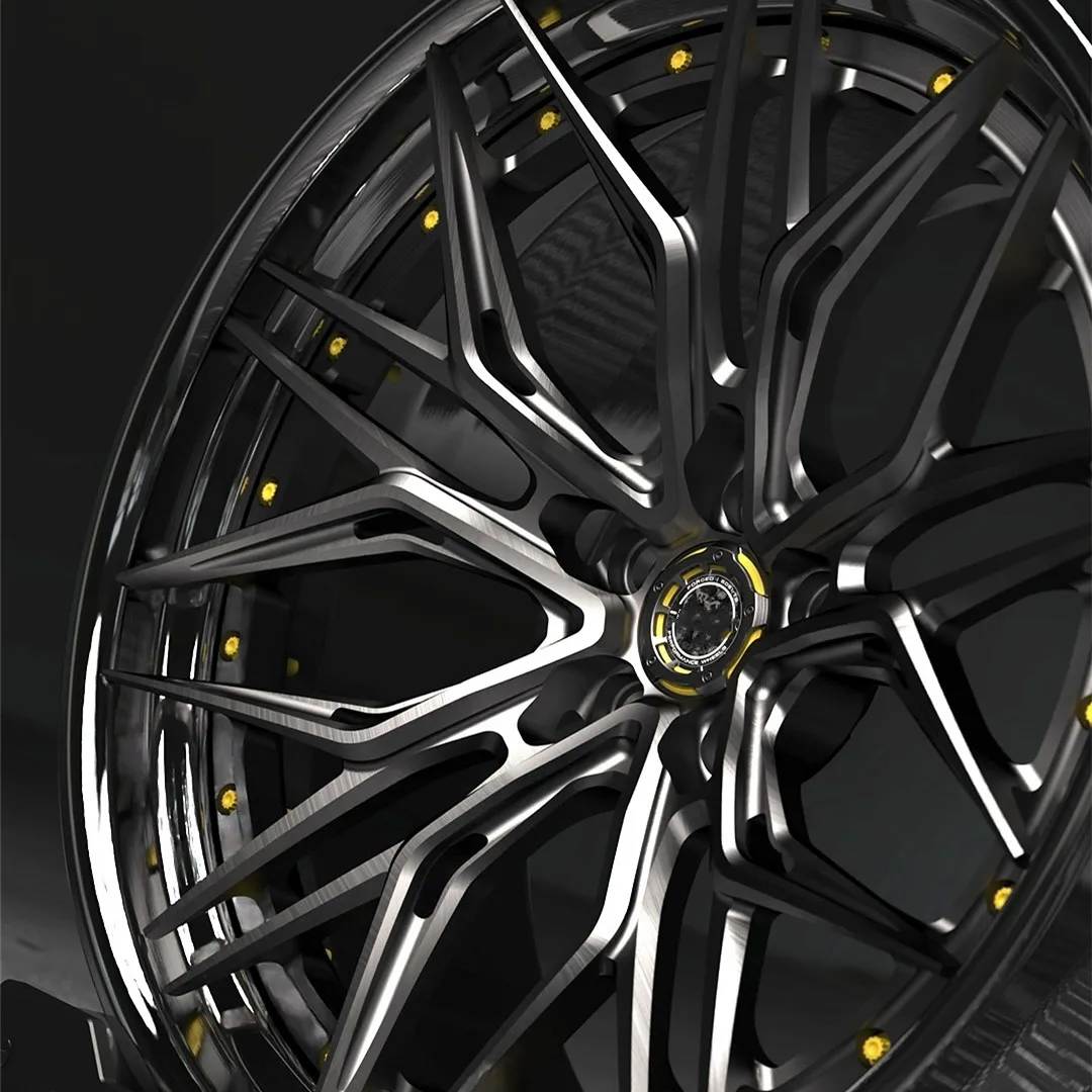 LSGZL Forged Wrapped Carbon Fiber 5x130 5x114.3 5x112 Rim 17-26 Inch Wheel Concave Deep Dish Sport Car Wheel for  BMW audi