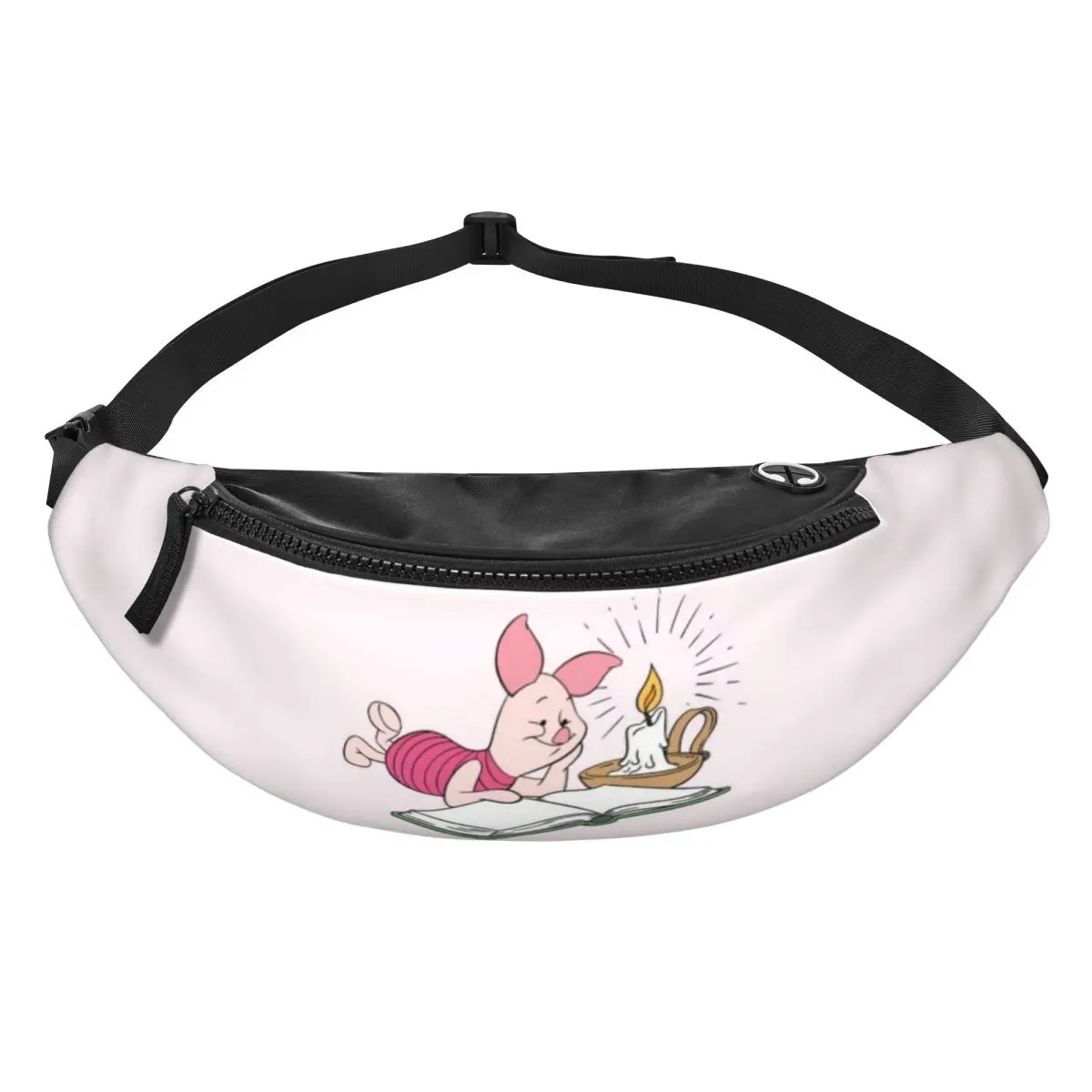 

Custom Cool P-Piglets Anime Big Movie Fanny Pack for Running Men Women Crossbody Waist Bag Phone Money Pouch