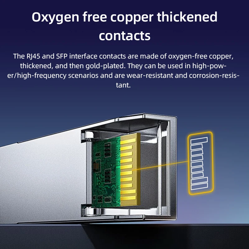 BiDi Adaptive Rate 10G SFP+ Fiber Module SM LC Zinc Alloy SFP Module For Cisco/Mikrotik/Ubiquiti Switch SFP Optical Transceiver