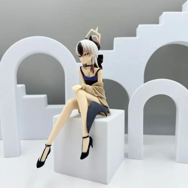 Blue Archive 16cm Anime Figure Onikata Kayoko Figure Dress Ver. Girl Figurine Pvc GK Statue Model Doll Collection Desk Toys Gift