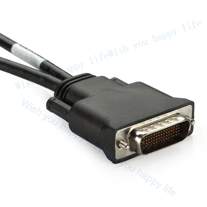 V+  For Video Cards DMS-59 Male to Dual Female VGA Cable Adaptor